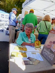 Susan at book fair
